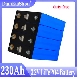 1-16pcs 3.2V 230Ah Lifepo4 Battery Class A Lithium Phosphate Batteri DIY 12V 24V Cells for RV Wind Power System EU TAX-Free