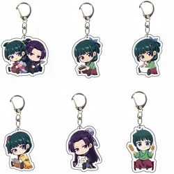 Anime Cosplay acrílico Keychain, The Amazing Diaries, Kusuriya No Hitorigoto, Maomao Gao, Shun, Li Bai, 6cm