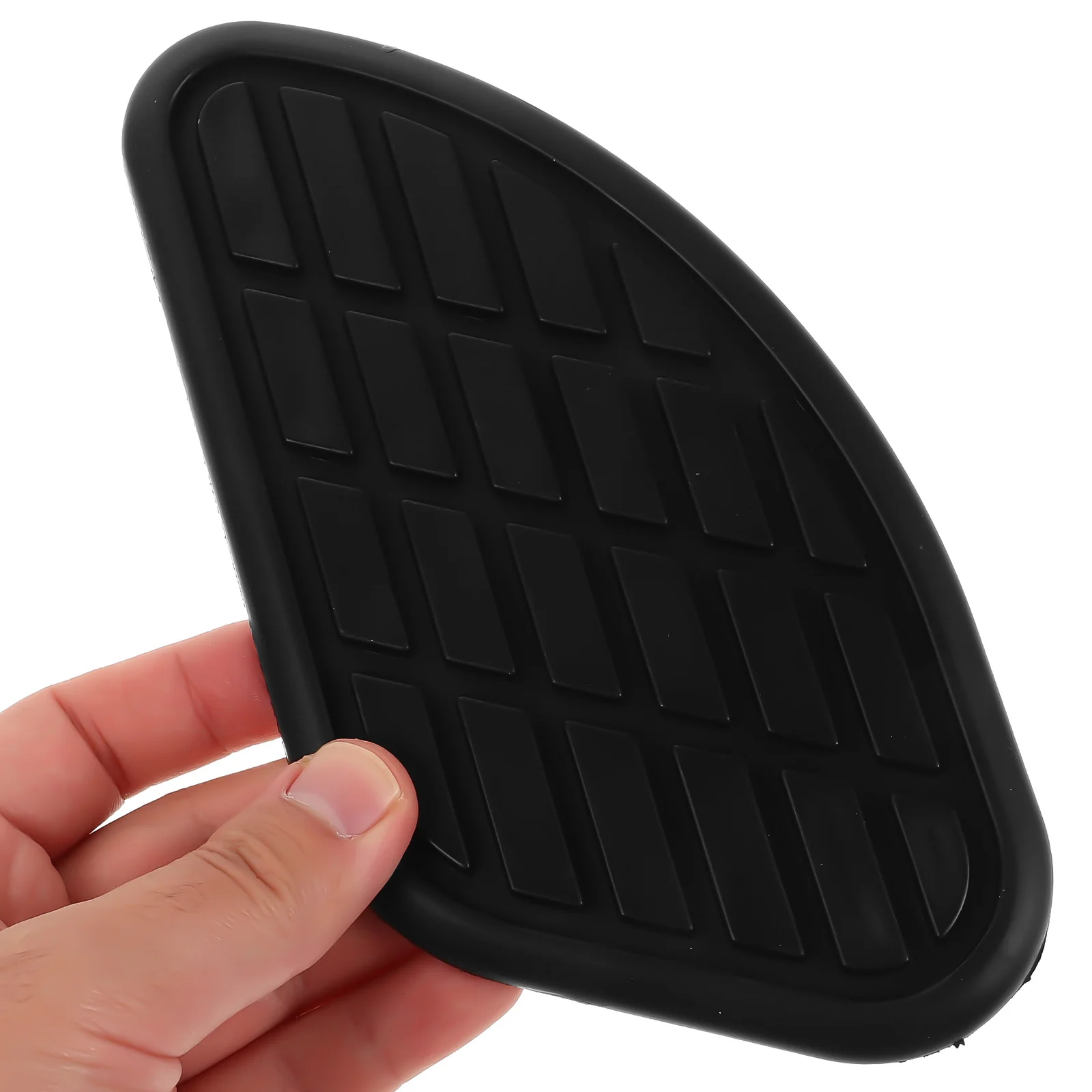 แผ่นยางกันลื่นติดถังน้ำมันมอเตอร์ไซค์ 1 ชุด สไตล์เรโทร วินเทจ ป้องกันข้อเข่า