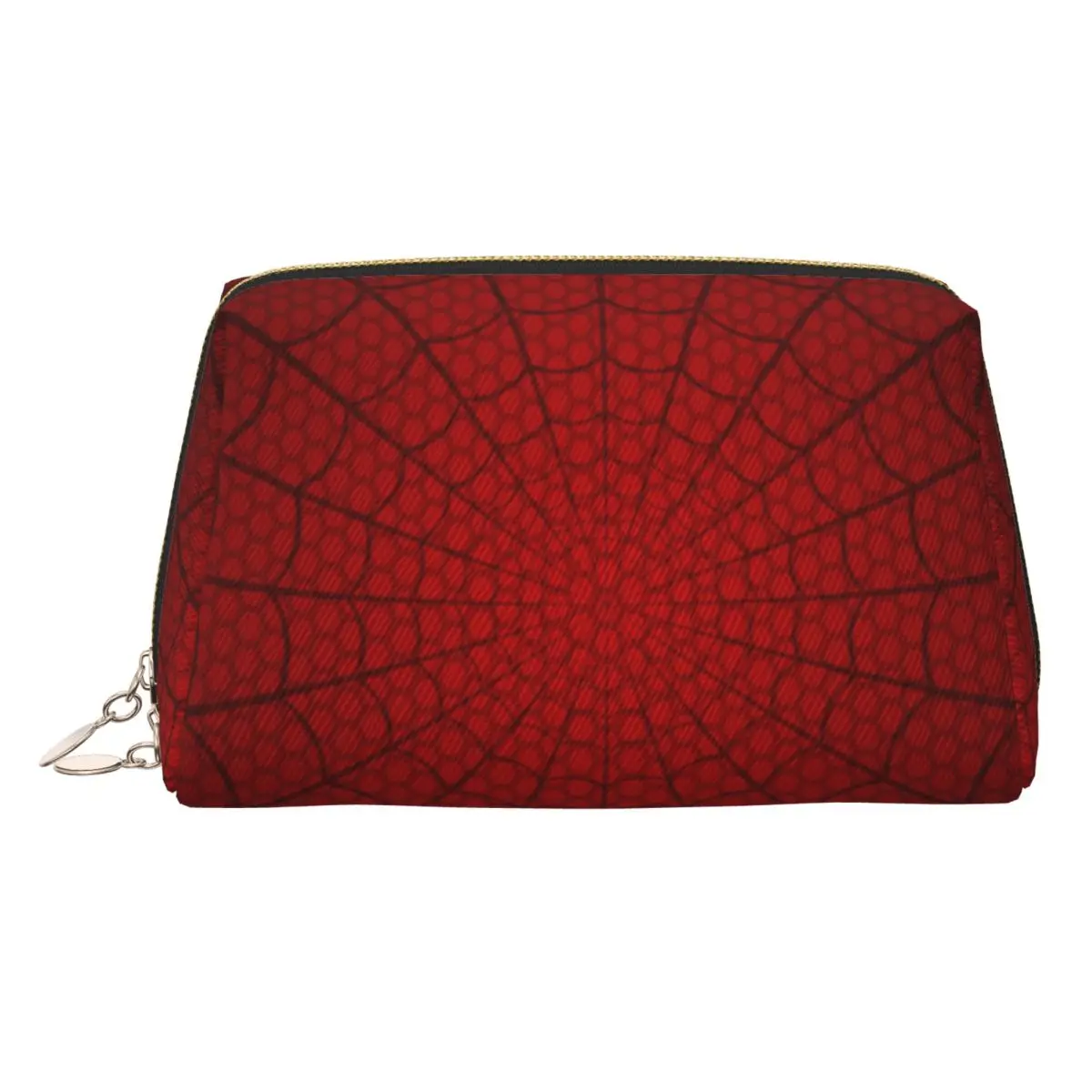 Red Spider Web Cosmetic Bag Women Cute Large Capacity Makeup Case Beauty Storage Toiletry Bags