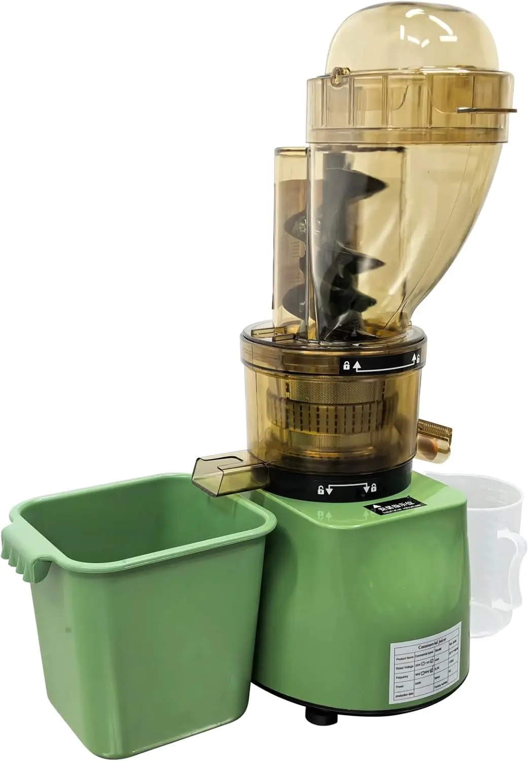 Commercial Juice Extractor High Yield 98% Juice Press Machine for Ginger Carrot Apple Vegetable and Fruit, Orange Juicer