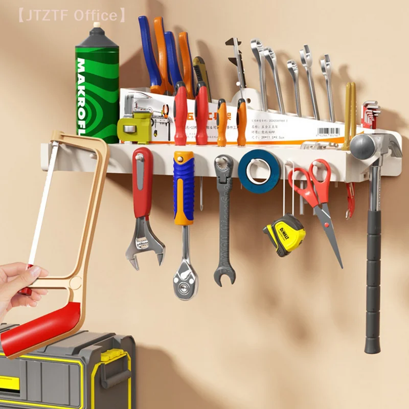 Multifunctional Wrench Screwdriver Organizer Rail Rack Storage Holder Garage Workshops Wall Mount Hardware Tool Display Hanger