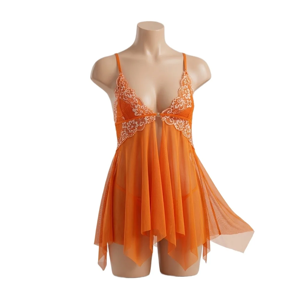 Women  Lingerie Women Lace Sleepwear for Babydoll Underwear Transparent Lace Dress Nightdress Lady's Clothing 2026 New