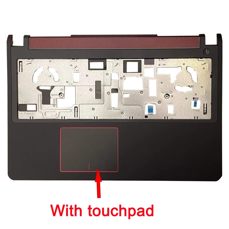 Imagem -04 - Superior Inferior Capa para Dell Inspiron 15 7000 7557 7559 P57f 5577 5576 Portátil Palma Resto Case Touchpad Inferior Escudo