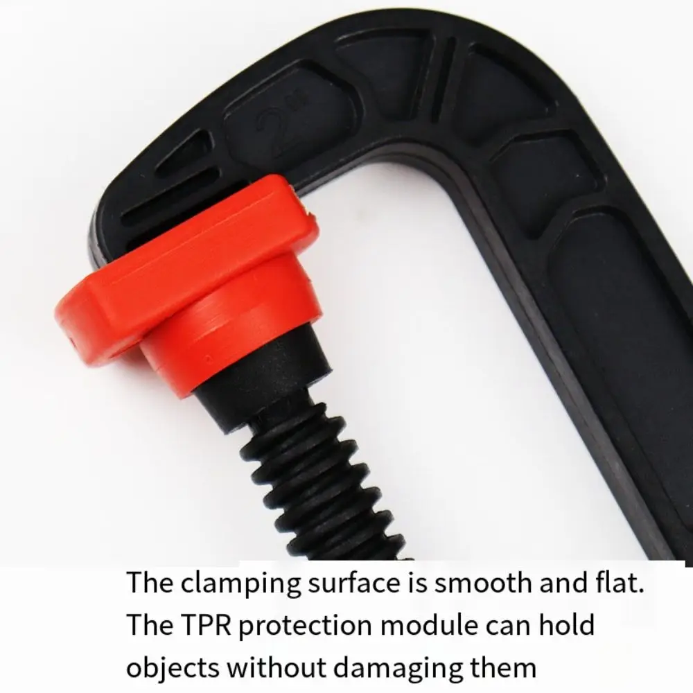 

Engineering Plastic Woodworking Clamp Powerful Clamping Force Reinforced Plastic Nylon G Type Clamp Quick Release