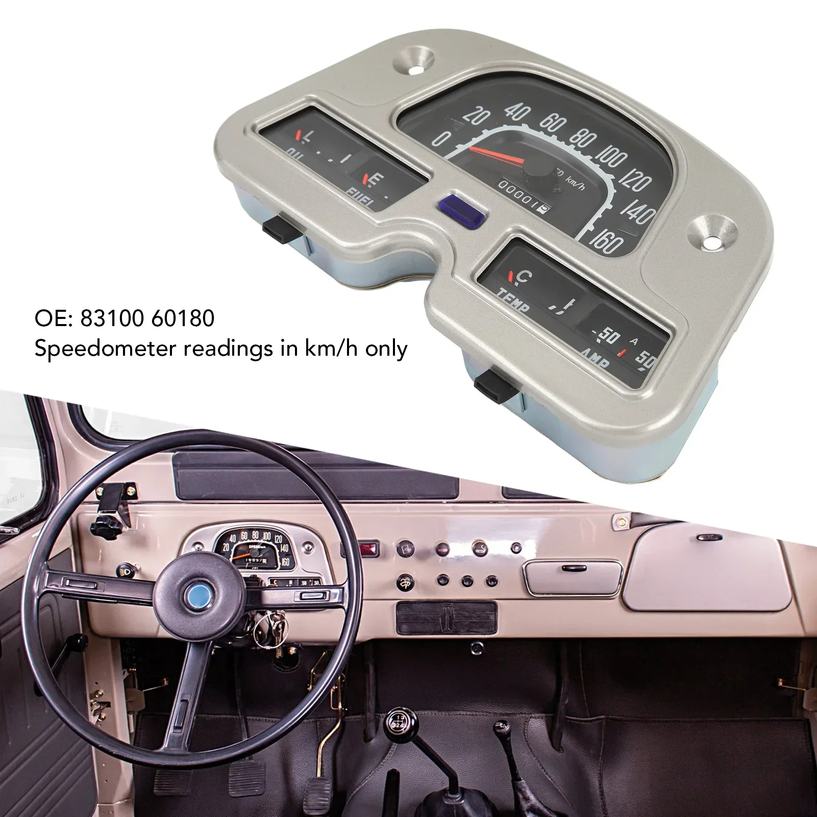 

Спидометр, приборная панель, измерительный прибор 12В, персонализированный профессиональный 83100 60180 для Land Cruiser 40 Series