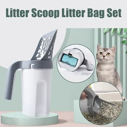 All-in-one Cat Litter Shovel Scoop for Pet Filter Clean Toilet Lazy Person Garbage Picker Cat Litter Box Accessory Pet Products