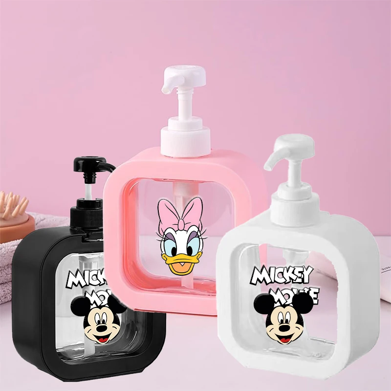 

Disney Mickey Minnie Large Capacity Empty Bottle Laundry Detergent Dispensing Bottle and Shower Gel Detergent Dispensing Bottle