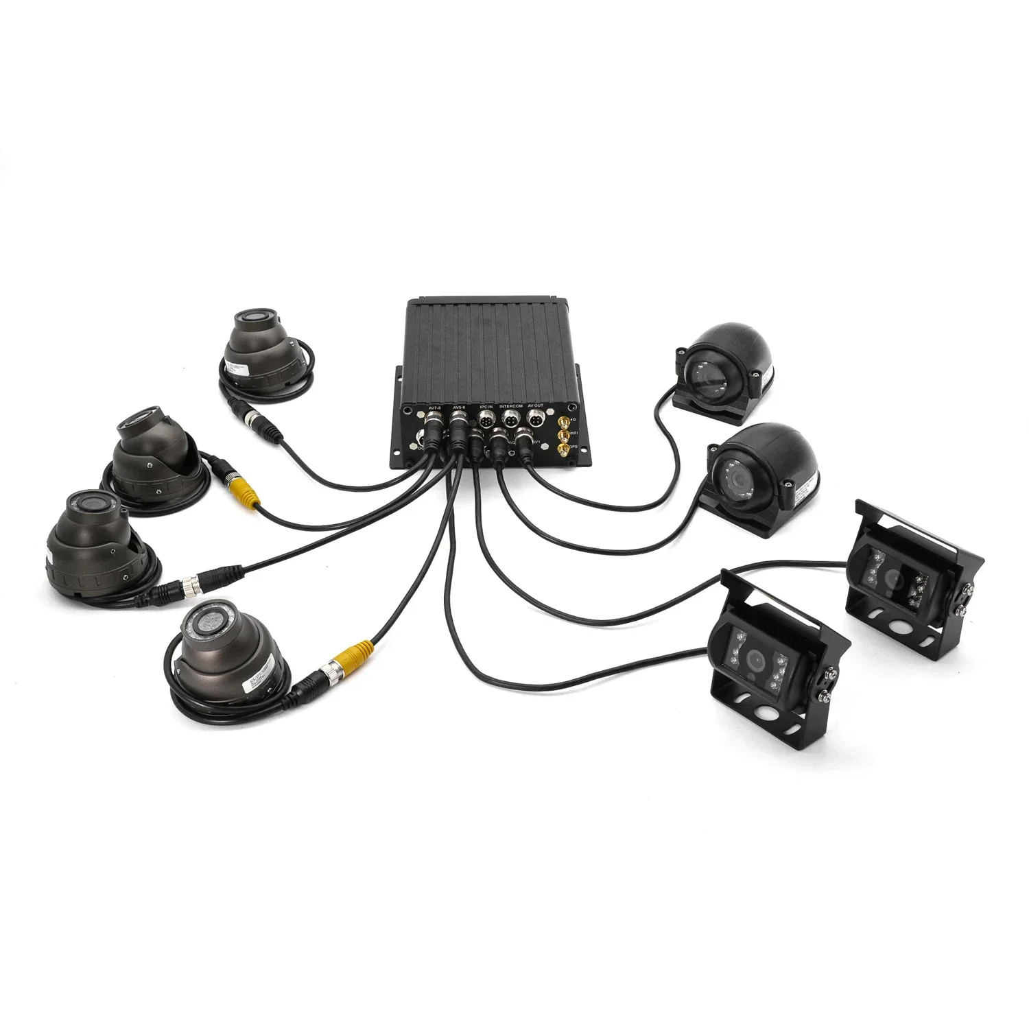 FL&OEM 8CH 720P 4CH 1080P DVR móvil GPS 2TB HDD/SSD SD-mdvr Bus camión vehículo Dvr