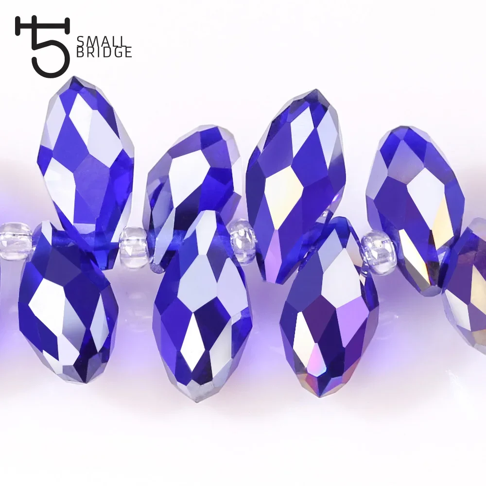 6*12 Mm Austria Mix Color Ab Teardrop Glass Beads For Jewelry Making Diy Craft Briolette Faceted Crystal Beads Z002