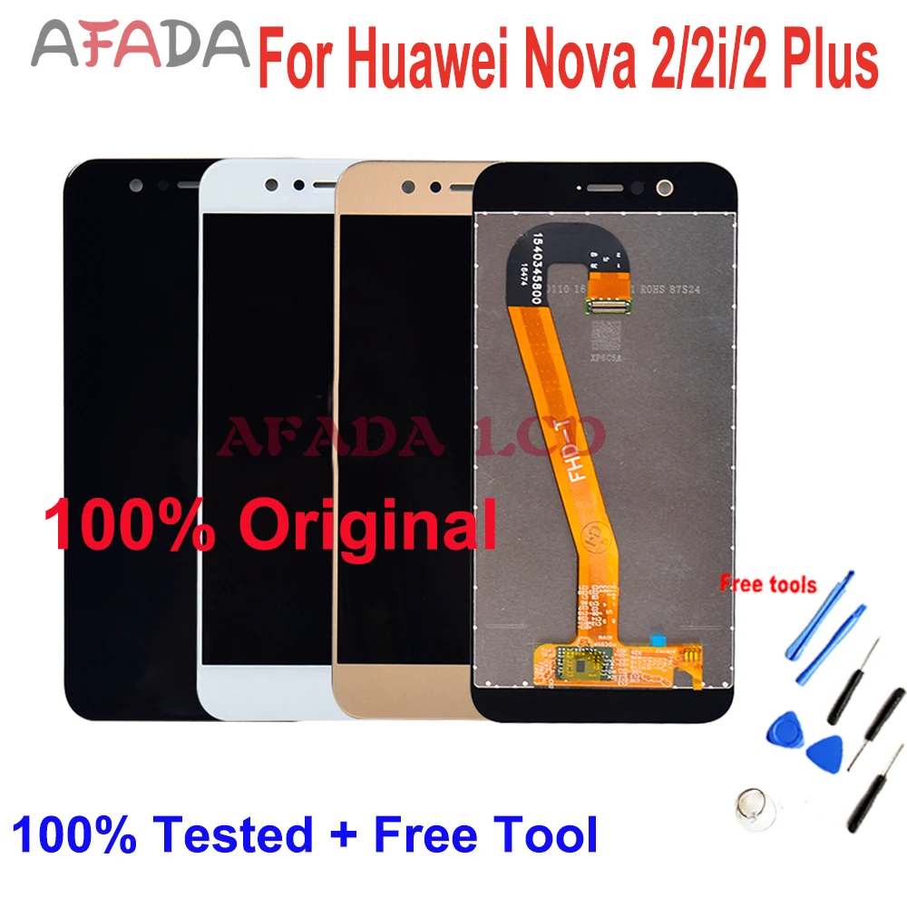 AAA+ LCD Display For Huawei Nova 2 / 2i / 2 Plus LCD Touch Screen Digitizer Assembly Replacement Free Tools