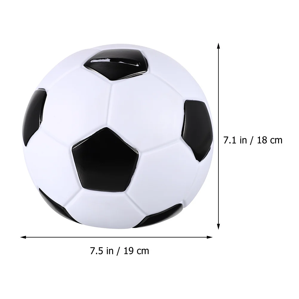 ديكور كرة رياضية من الفينيل، حصالة على شكل خنزير متينة للأطفال، وعاء توفير المال، هدية غير قابلة للكسر، وعاء توفير المال #1
