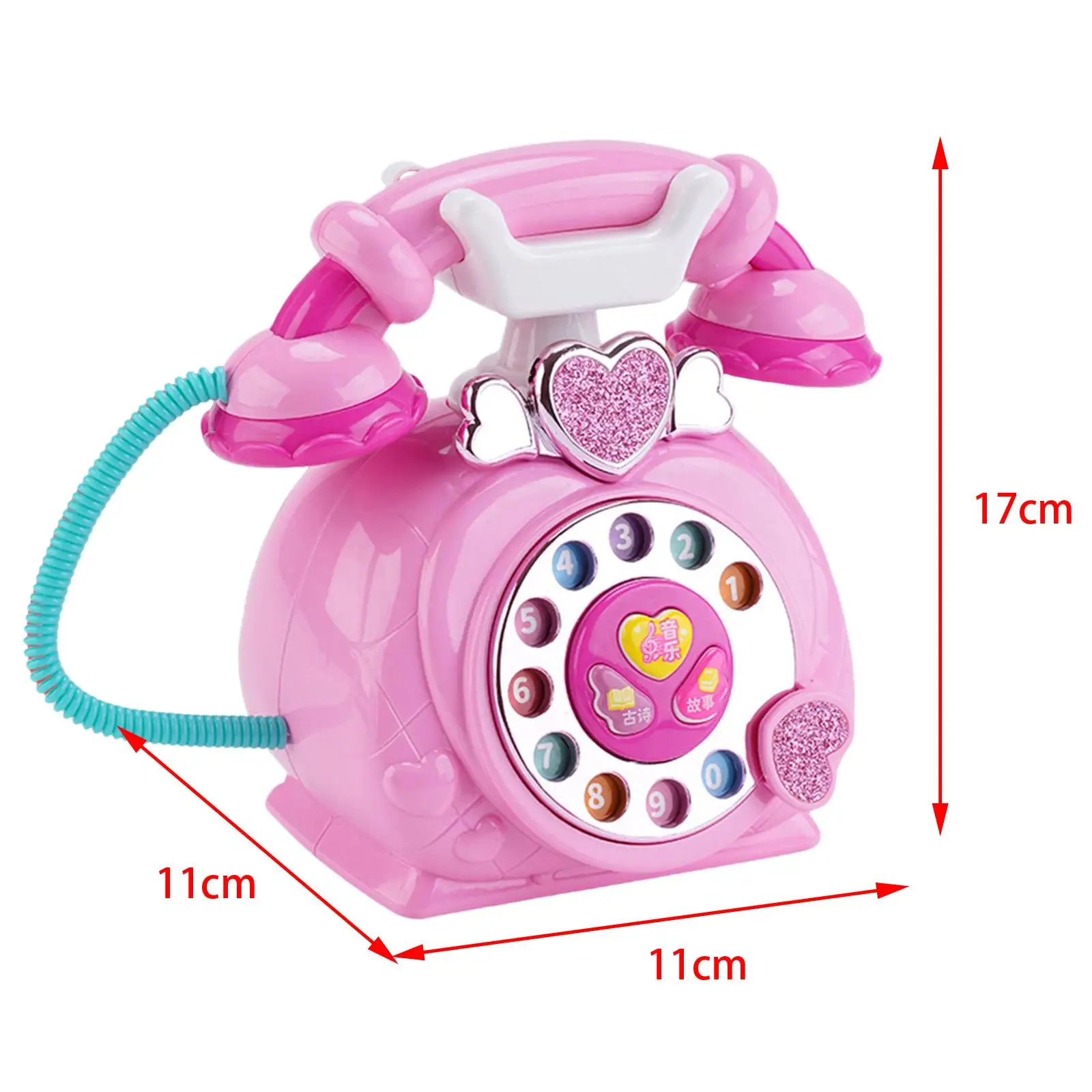 Telephone Toy Storytelling Machine Cognition Enlightenment Baby Musical Toys for Toddlers Early Educational Toy Birthday Gift