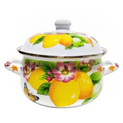 Enamel Pot Stewed Soup Noodles Hot Pot Household Goods Kitchen Cookware Thickened Large Capacity Stock Pot