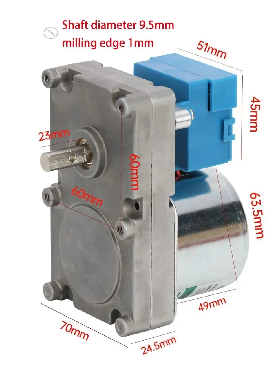 Imagem -03 - Motor Síncrono Biomassa Pelota Aquecimento Fogão Descarregador Grande Torque Micro Motor de Baixa Velocidade 220v 26w 63ktyz ac