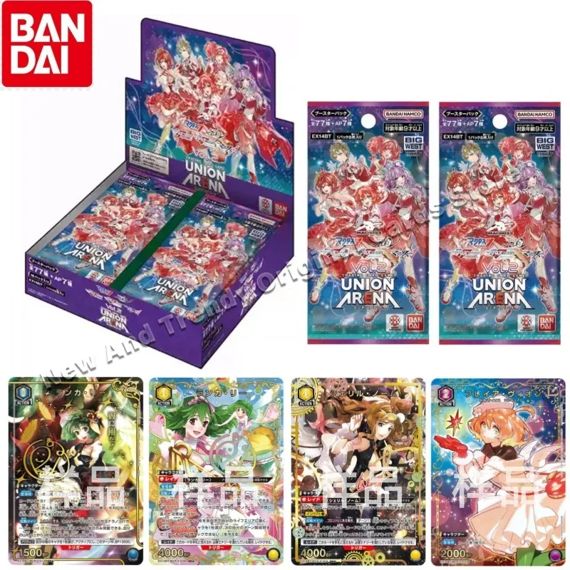 Original Bandai Union Arena Macross Series Volume 2 [Ex14bt] Japanese supplement pack TCG trading game collection card Gift