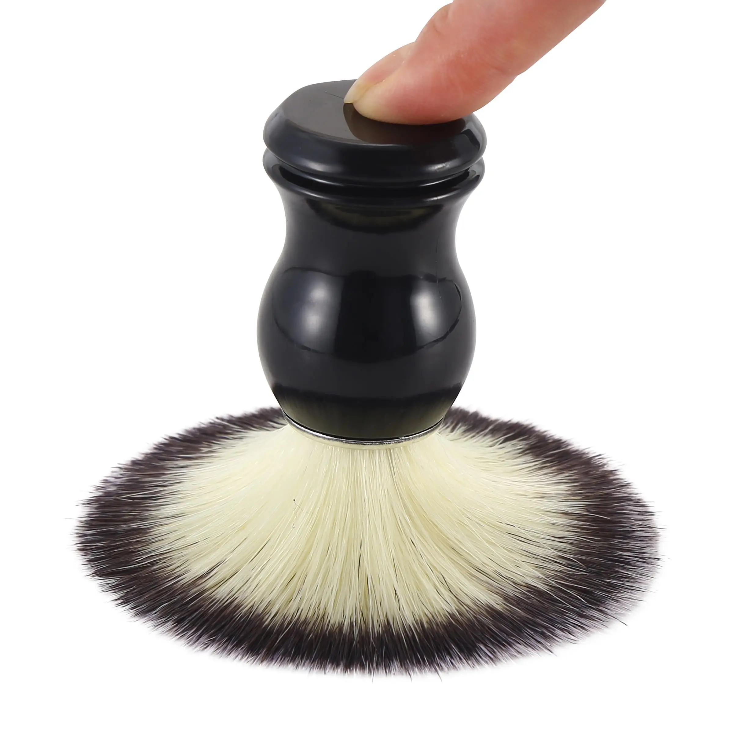 Shaving Brush Kit for Men Shaving Set Includes ABS Handle Synthetic Shaving Brush Stainless Steel Shaving Bowl With Holder