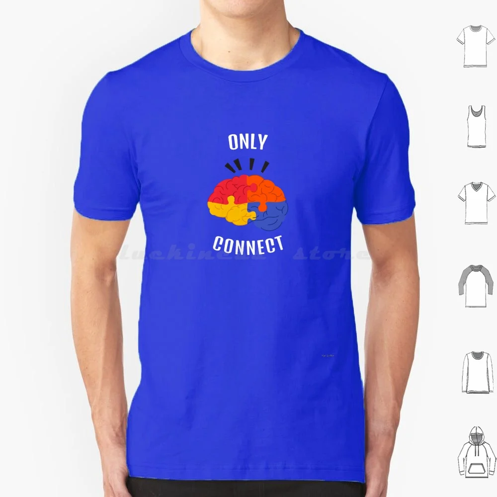 Only Connect T Shirt Cotton Men Women DIY Print Only Connect Connect Lion Water Twisted Flax Two Reeds Egypt Eye Of Horus Bbc2