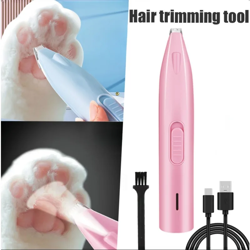 Dog Hair Trimmer Electric Dog Cutter Professional Pet Foot Hair Trimmer Cat Grooming Hairdresser Scissors Butt Ear Pedicator