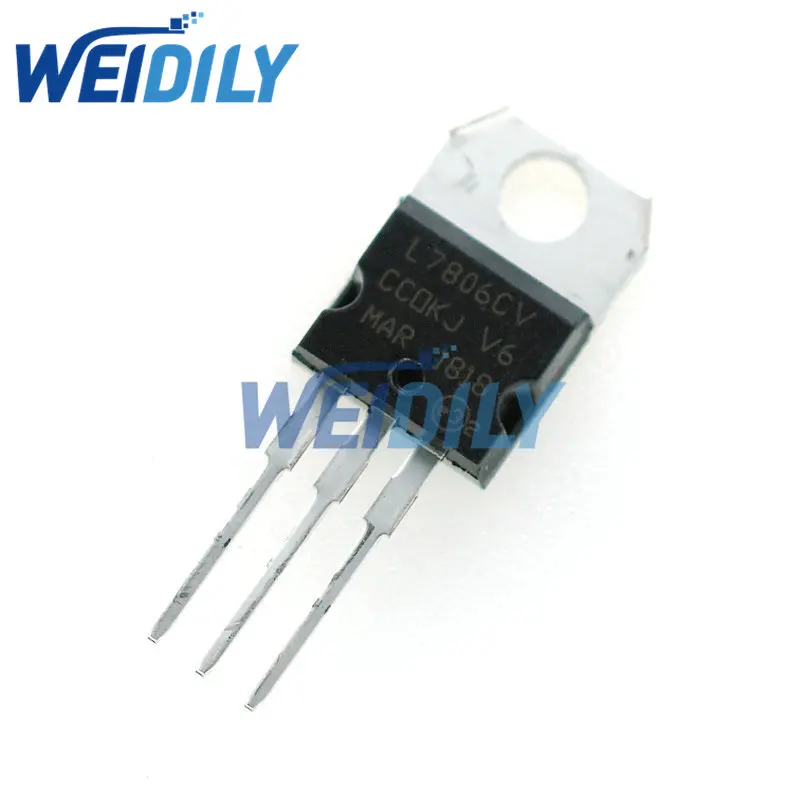 5PCS Transistor Voltage Regulator L7805 L7806 L7808 L7809 L7810 L7812 L7815 L7818 L7824 LM317T L7805CV L7812CV TO-220 Triode