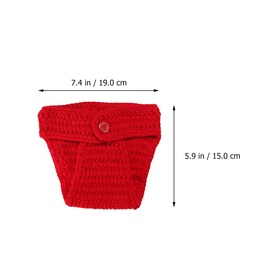 

2Pcs Infant Knitted Hat Clothes Set Christmas Baby Photography Clothing Cute Baby Photo Costume Outfit Infant Photo Outfits