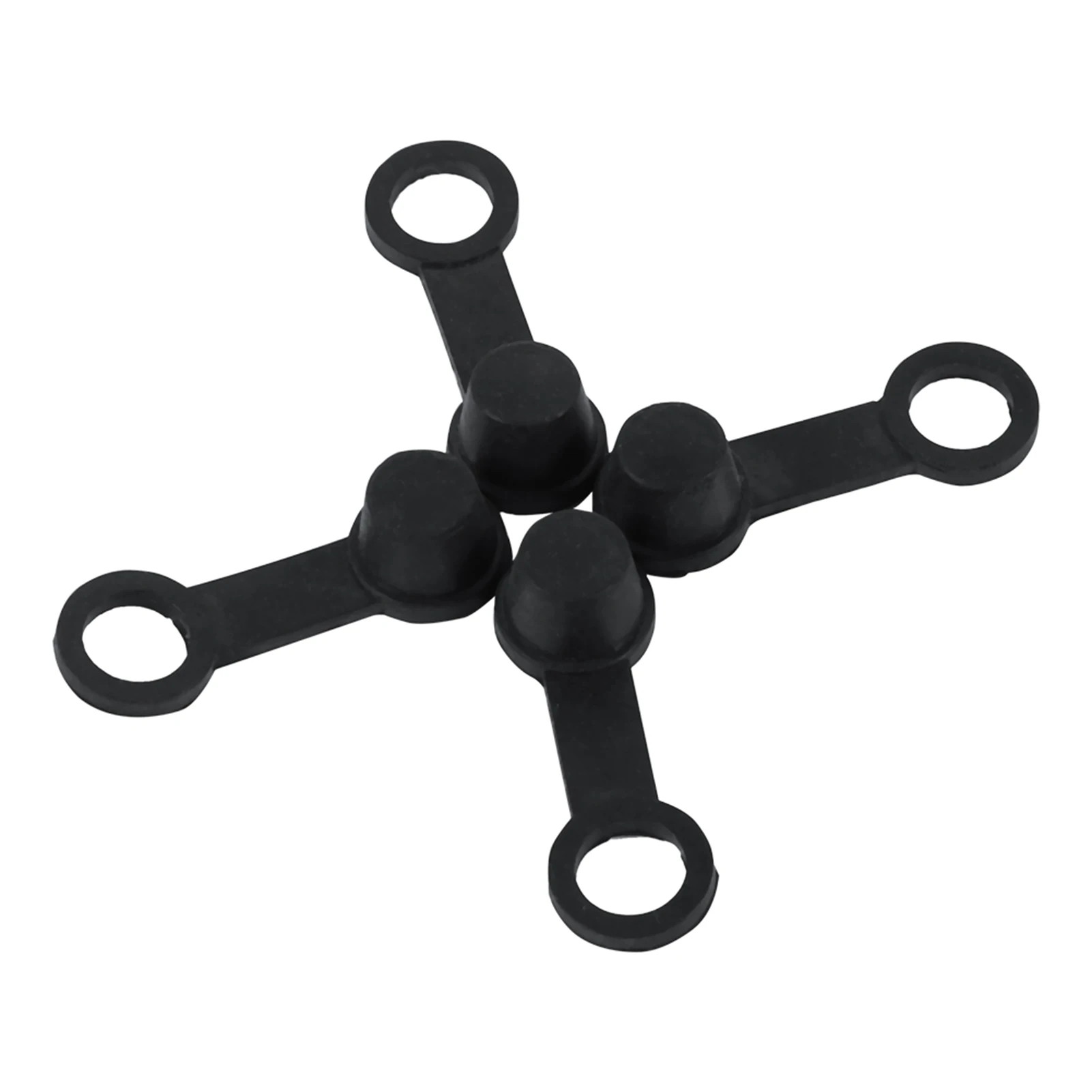 4Pcs Motorcycle Scooter Brake Bleed Nipple Cover 8mm Caliper Shock Absorber Sleeve Dust Covers Disc Waterproof Rubber Caps