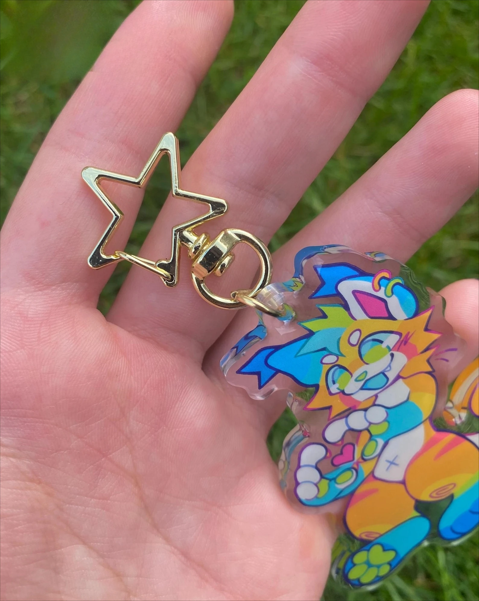 Token Furry acrylic charm Collection Toys Gift for Friend