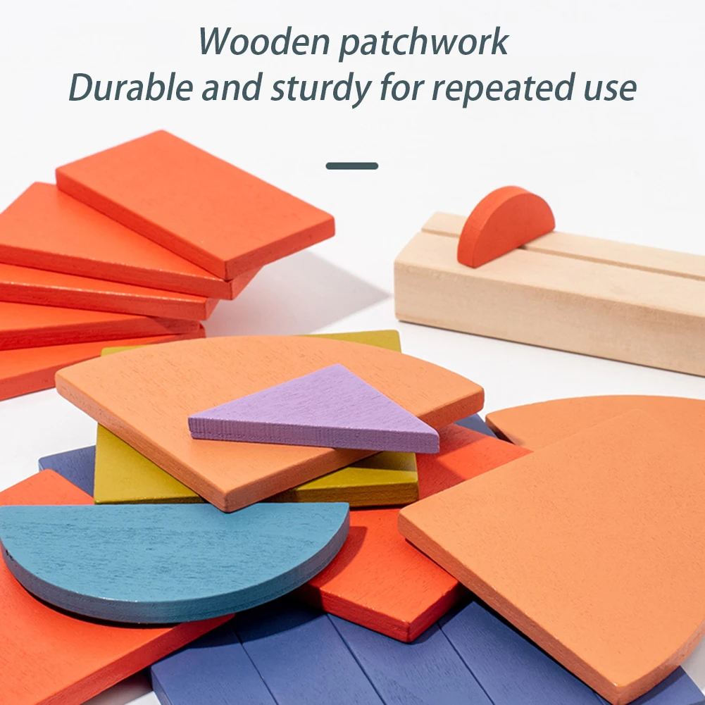 Quebra-cabeças infantis brinquedo educação precoce jogo de desenvolvimento inteligência para desenvolver habilidades de reconhecimento de forma de cor