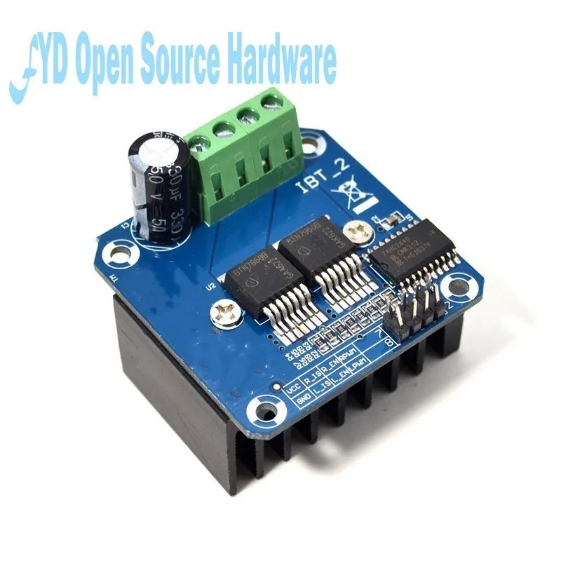 Double BTS7960/BTN7960 43A H-bridge High-power Motor Driver Module/ Diy Smart Car Current Diagnostic
