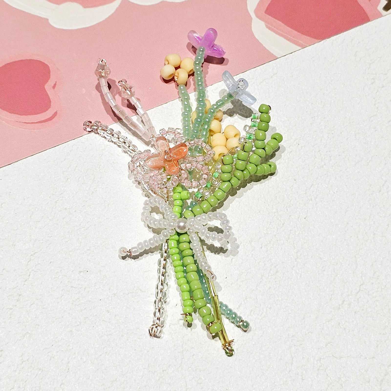 Glass Seed Bead crystal Woven Bouquet Handmade DIY Jewelry Making Accessory High Transparency Multicolor Beads for Crafts Gifts