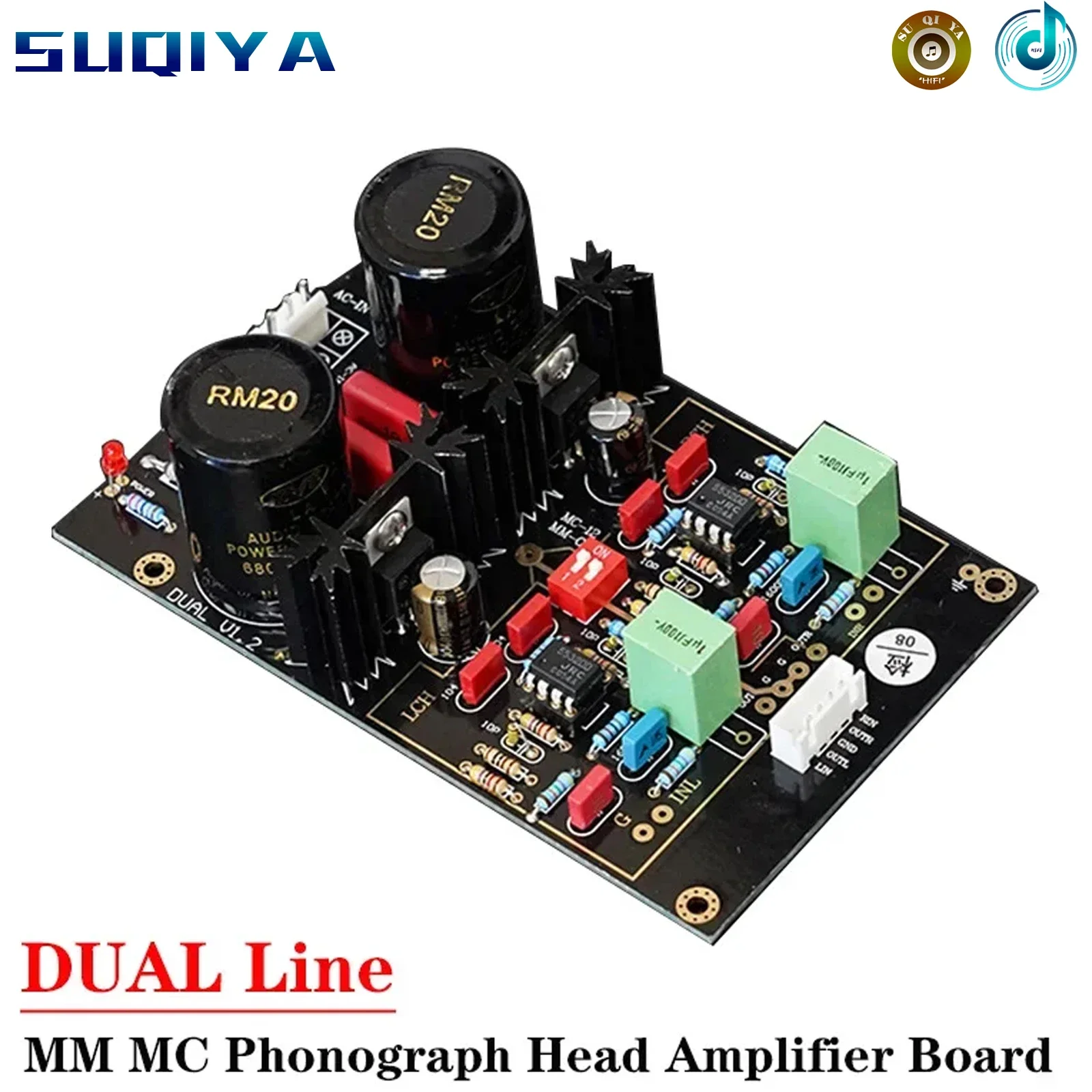 

NE5532 LME49720N DUAL Line Vinyl Phonograph Amplifier Board MM MC Phonograph Amplifier Board Sound Is Exquisite Diy Audio Amp