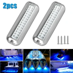 2X42 LED Yacht Underwater BOAT MARINE Transom RV LIGHTS Stainless Steel Pontoon Navigation Lights Yacht Boat Stern Anchor Lamp