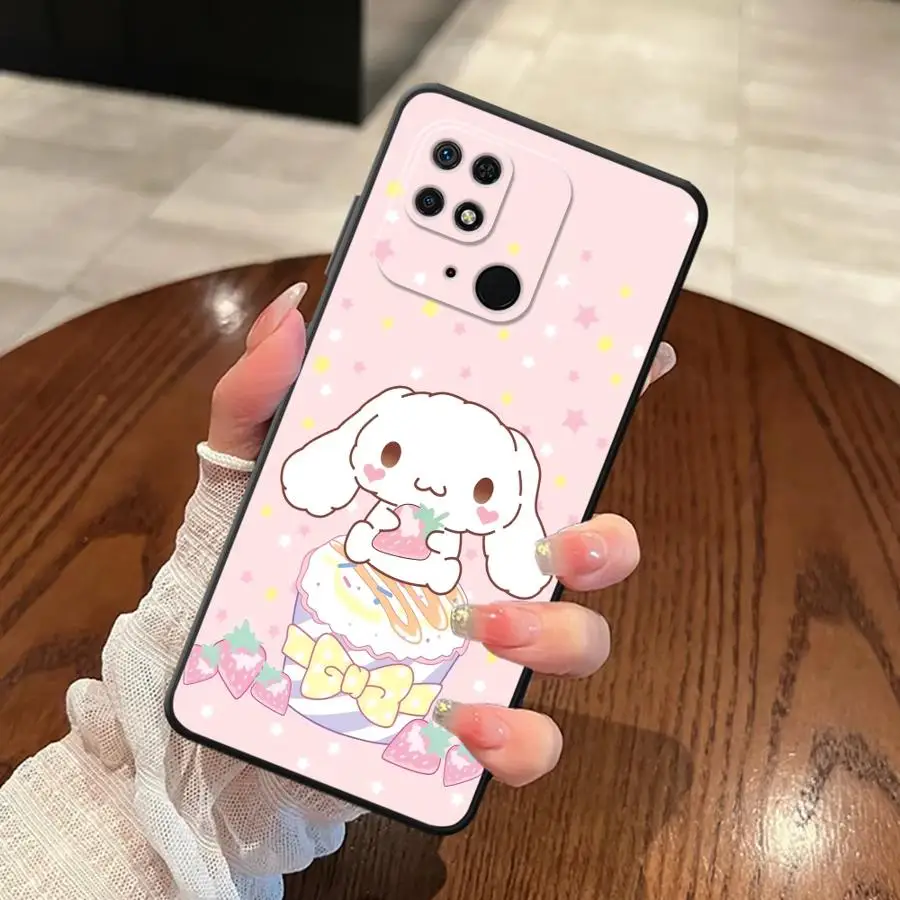 Cinnamoroll Cute Sanrio Case for Xiaomi Redmi 12 10 13C K60 12C K40 K50 Gaming 9A 9C A5 A1 A2 Plus 9T Soft Back Phone Cover