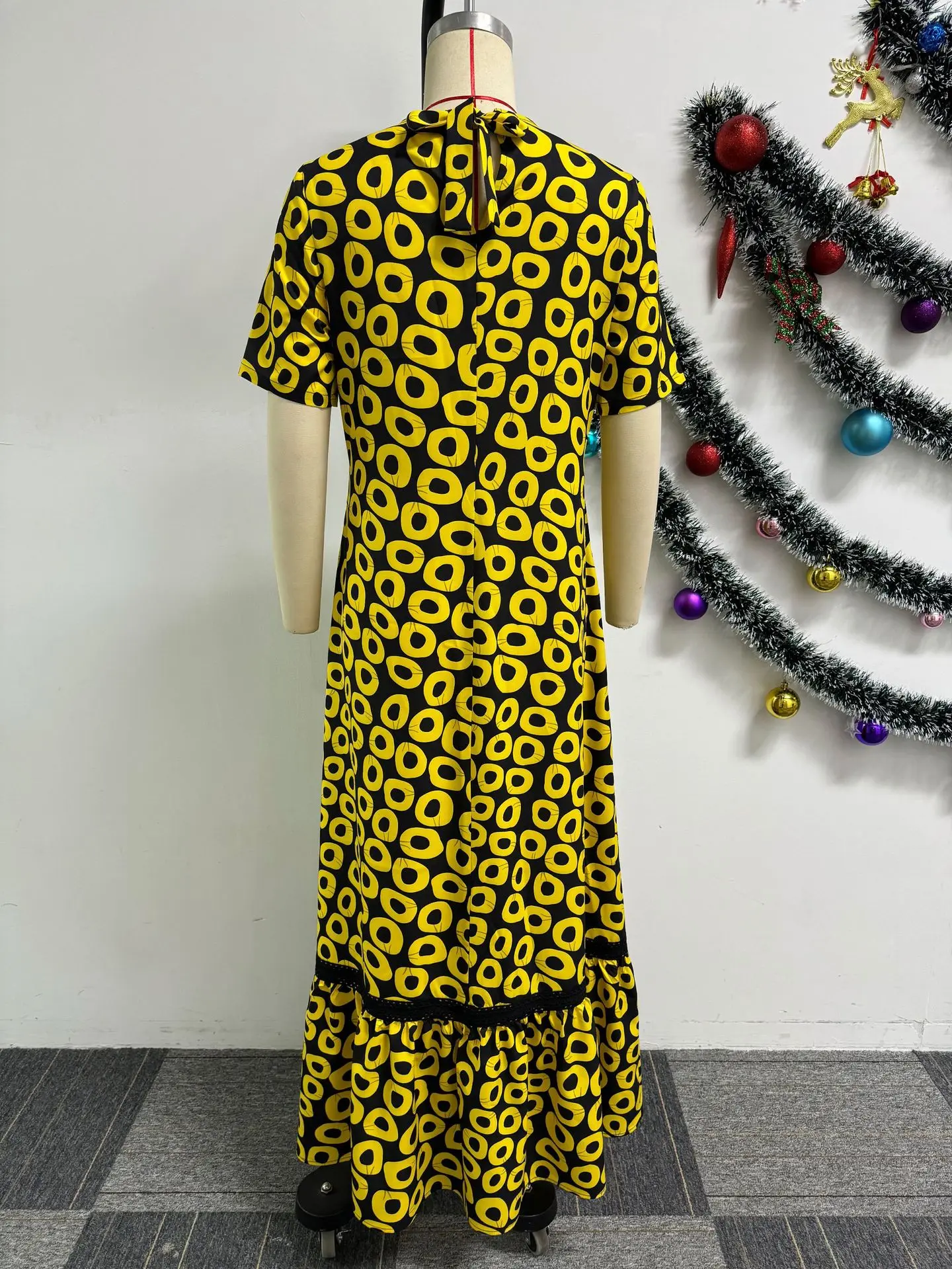 Polyester African Dresses For Women Muslim Fashion Abayas Boubou Dashiki Ankara Outfits Evening Gown Dubai Kaftan Abaya Robe