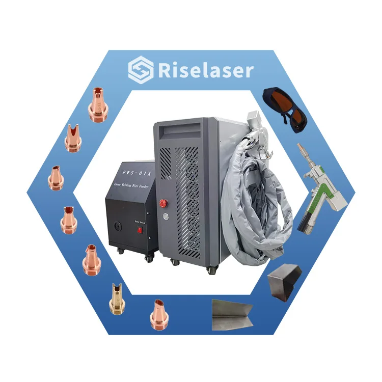 4 in 1 800W-2000W Automatic Type Laser Welding Machine for Aluminum Copper Stainless Steel with Feeding Wire