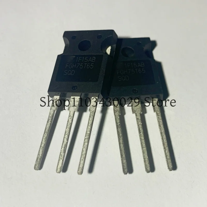 

10Pcs New Original FGH75T65SQD TO-247 75A 650V IGBT Power Tube