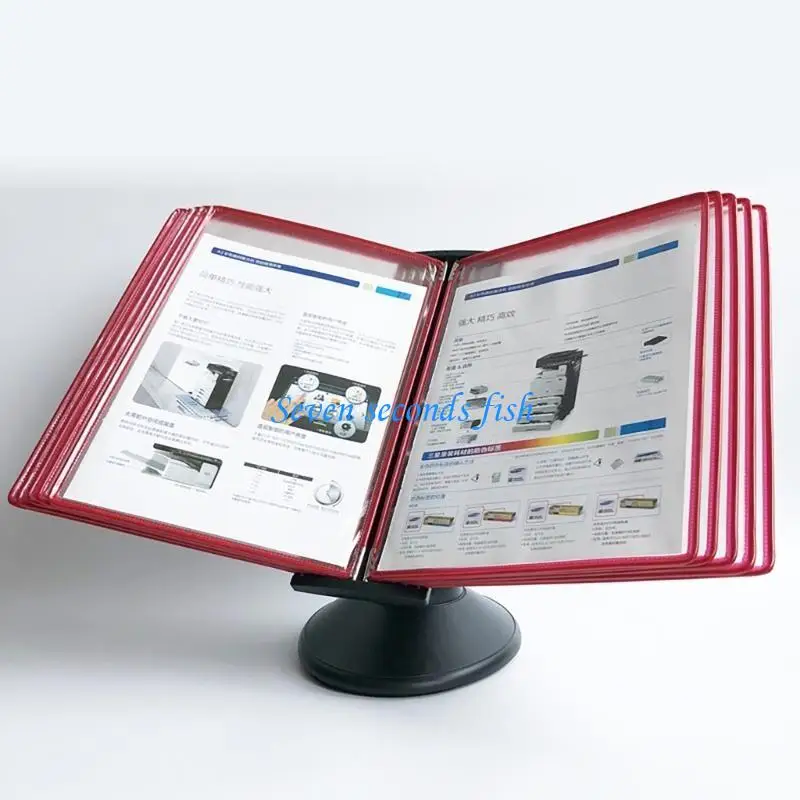 L74B Desk Reference Protecters with Storage Base 10 WASTERDING DISPLAY POCKEL