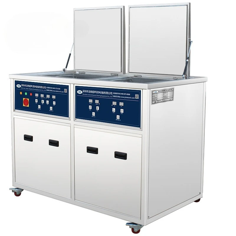 

High Efficiency Double Tank Ultrasonic Cleaner Industrial SMT Scraper Washing Drying Processing Machine