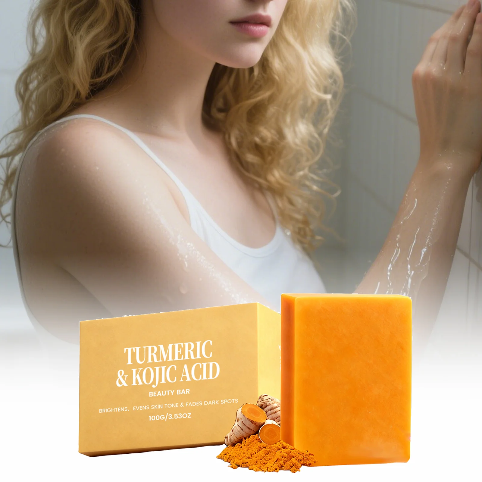 

Мыло с куркумой и койевой кислотой для лица и тела, осветляющее, уменьшающее темные пятна, отшелушивающее, глубоко увлажняющее, ручной работы.