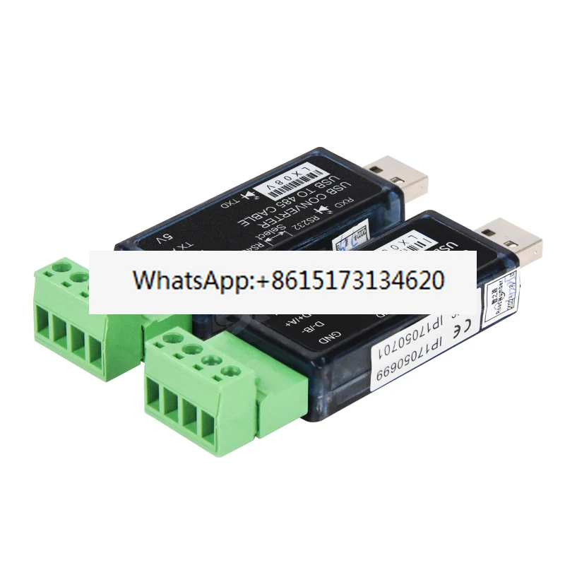 

3pcs LX08V-LX08H USB to RS485 serial port tool is plug and play, compatible with various serial port devices