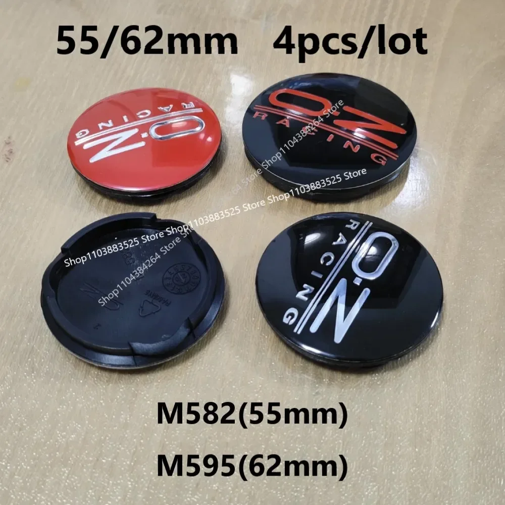 4pcs Hubcap for OZ O.Z Racing Sport with Logo Emblem Badge Accessories 55mm M582 62mm M595 Car Wheel Center Hub Caps