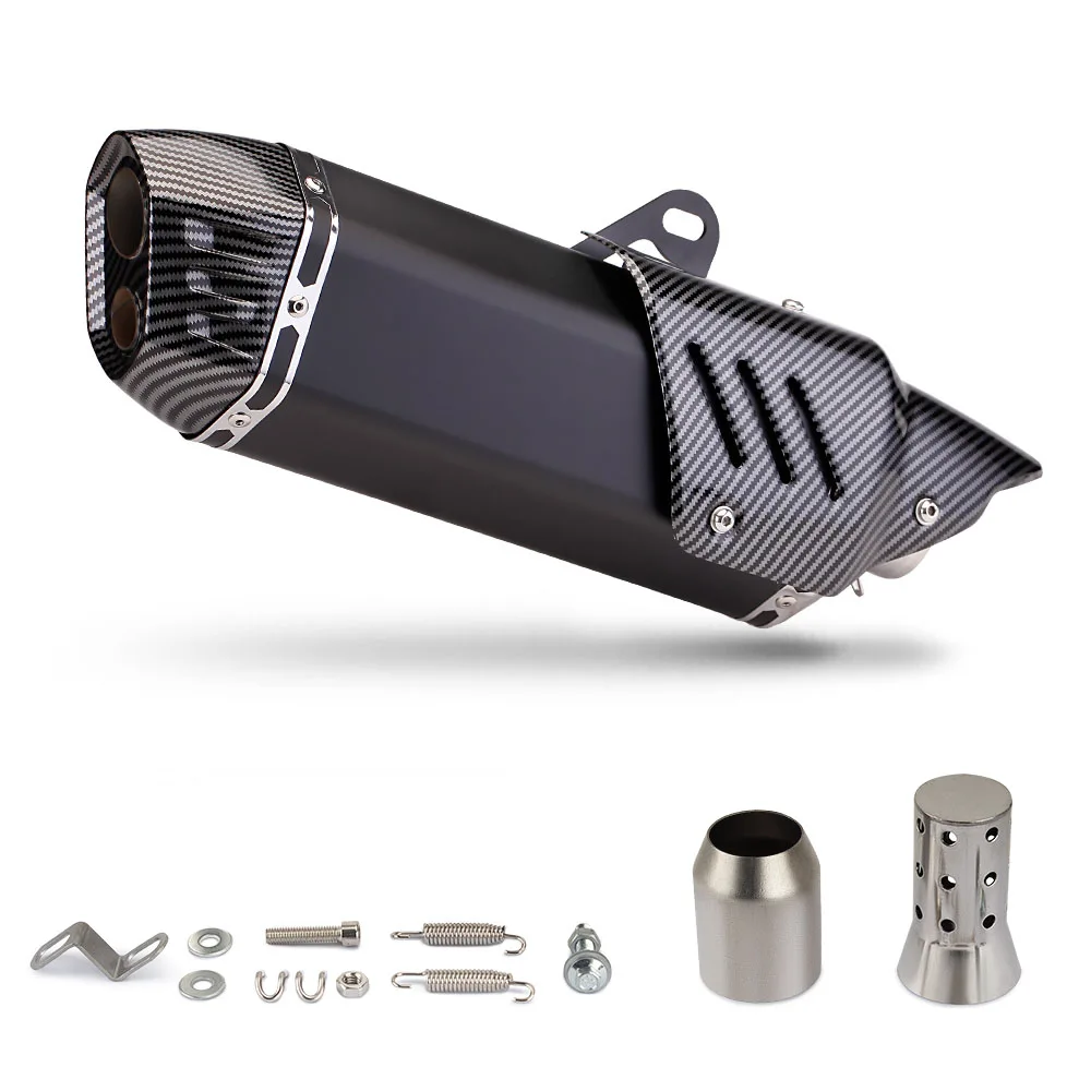 

Для CBR500R ZX6R TMAX530 MT07 675SRR 650NK CB650F GSX8S аксессуары для мотоциклов глушитель выхлопа мотоцикла