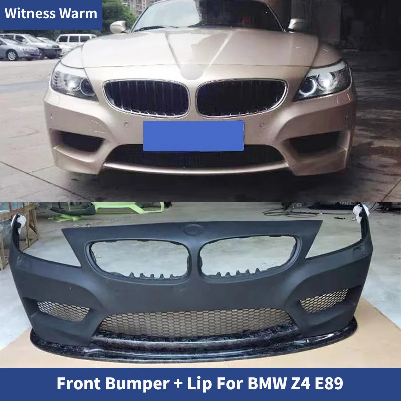 

FRP Front Bumper Carbon Fiber Front Lip Bumper Spoiler Splitter For BMW Z4 E89 2009-2013 Car Styling