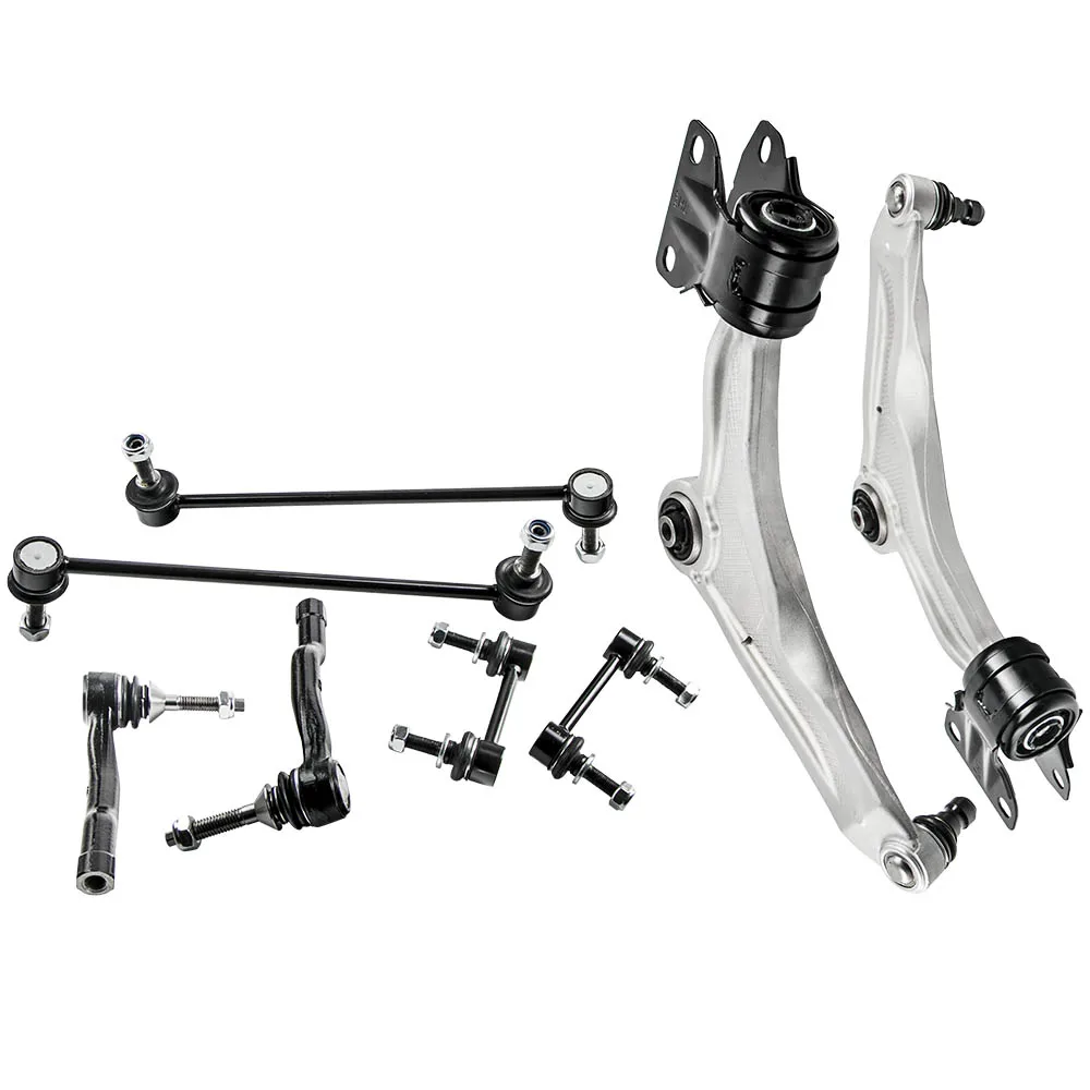 

Suspension Lower Control Arms Tie Rods Sway Bar Kit for Ford Fusion MKZ 2013-17
