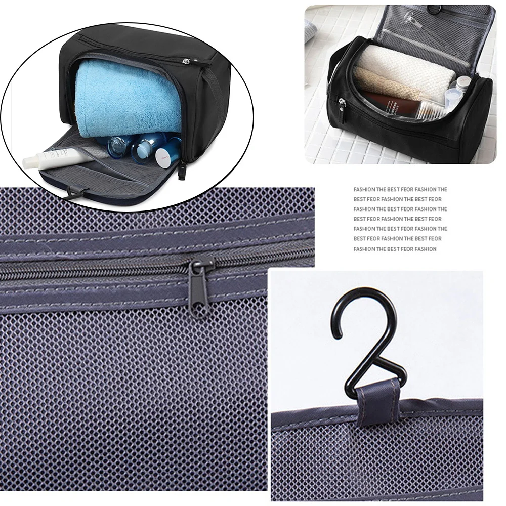 Personalized Customized Name Portable Travel Toiletries Storage Bag Cosmetics Storage Bag Hanging Waterproof Toiletries Bag