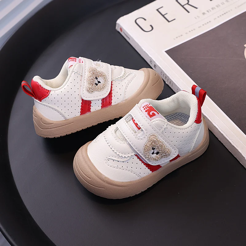 Girls baby shoes children's breathable leather shoes boys baby toddler shoes soft sole children's shoes