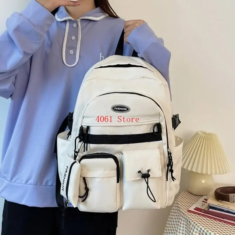 Trendy Harajuku Backpack with Purse Large Capacity Shoulder Bag for Everyday Use