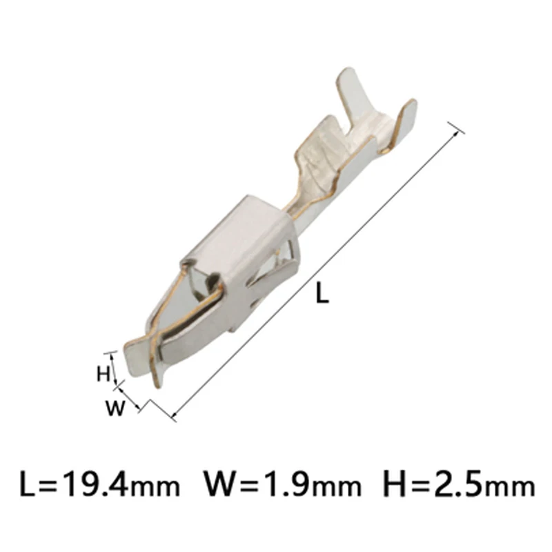 two-lobe terminal automotive engine fuel nozzle female spring phosphor copper 964286-1 DJ623-E3.5A