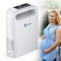 VARON NT-02 Portable Oxy-gen Concentrator 93±3% For Home Use 5L Pulse Flow Oxy-gen Machine Use In Car about 3-4 Hours