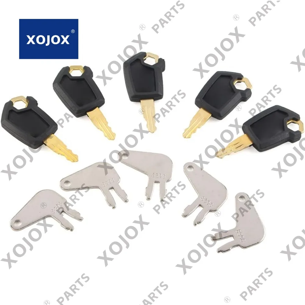 

XOJOX GZYF тяжелое оборудование, строительные машины, ключи зажигания, 10 шт., набор ключей зажигания для тяжелого оборудования для кошачьих замков,